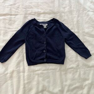 Old Navy Girls Navy Cardigan